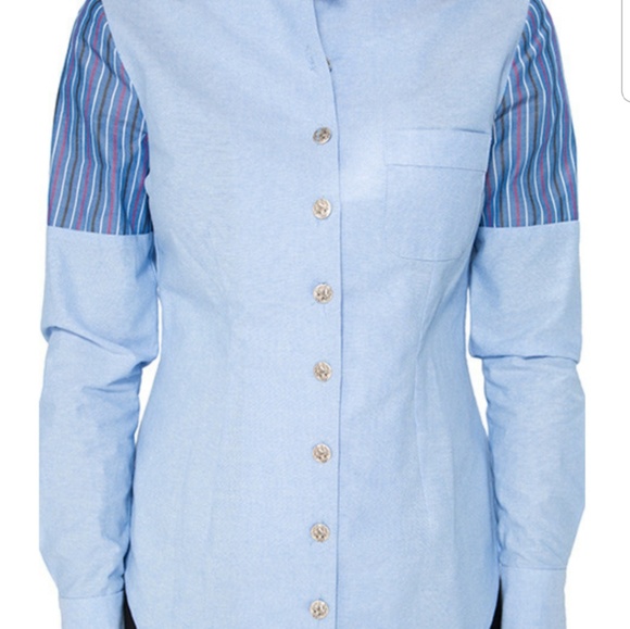 Shuurt shirt, long sleeve button down Top - Picture 4 of 6